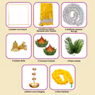 DIY Delight - Festive decor kit with Garlands Lotus Urli Magic — photo 6