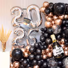 Lights, balloons, and disco vibes – the ultimate backdrop for New Year 2026