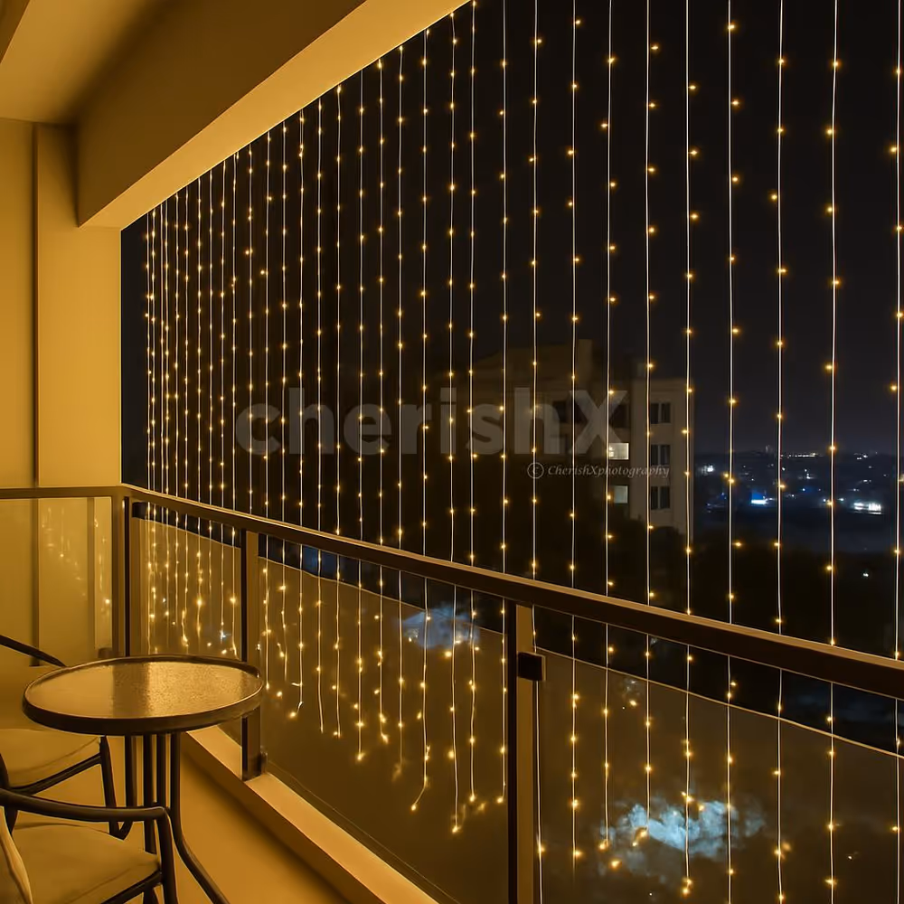 Diwali light installation service for Balcony