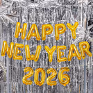 Glamorous Silver New Year 2026 Backdrop — photo 2