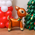 3D Christmas foil balloons tree makes a stunning photo backdrop at any venue