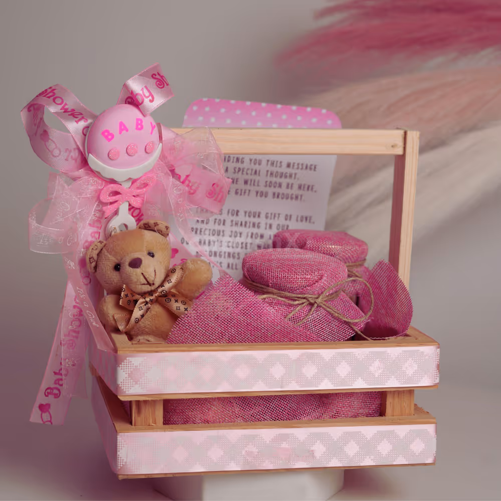 Celebrate the joy of new beginnings with this lovely gift.