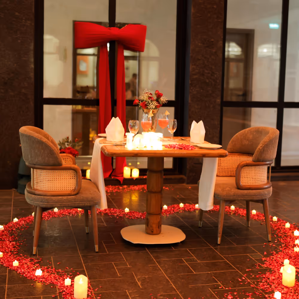 Celebrate love with a 5-course meal and romantic courtyard vibes