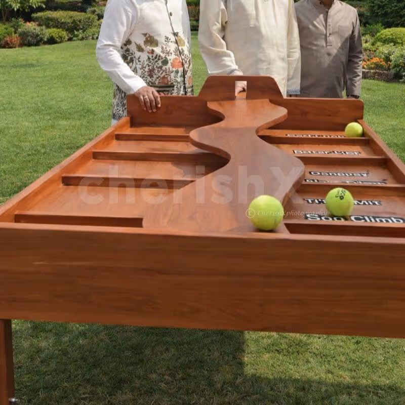 Have fun balancing the ball while taking on this entertaining challenge.
