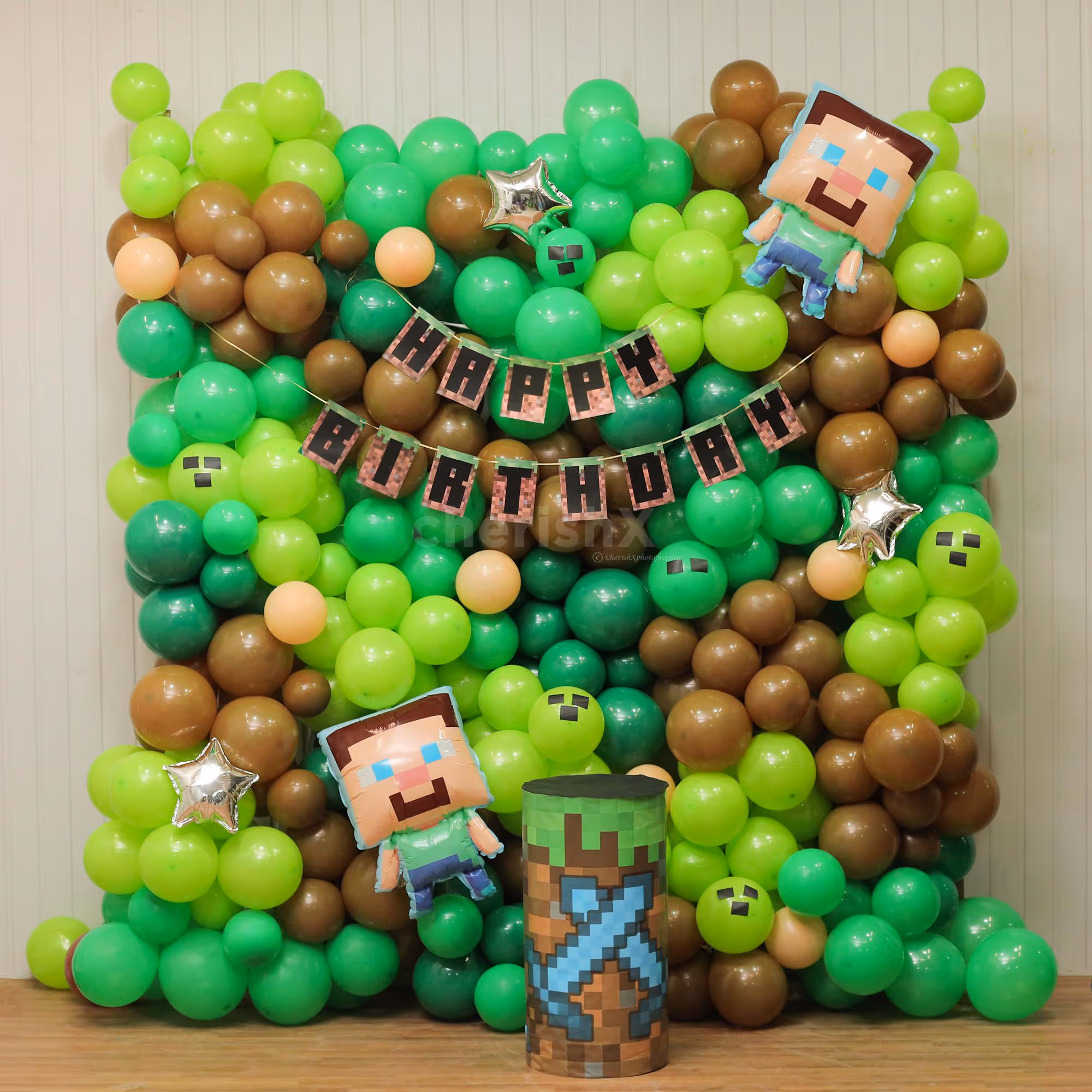 Minecraft Theme Decoration Package For Kids
