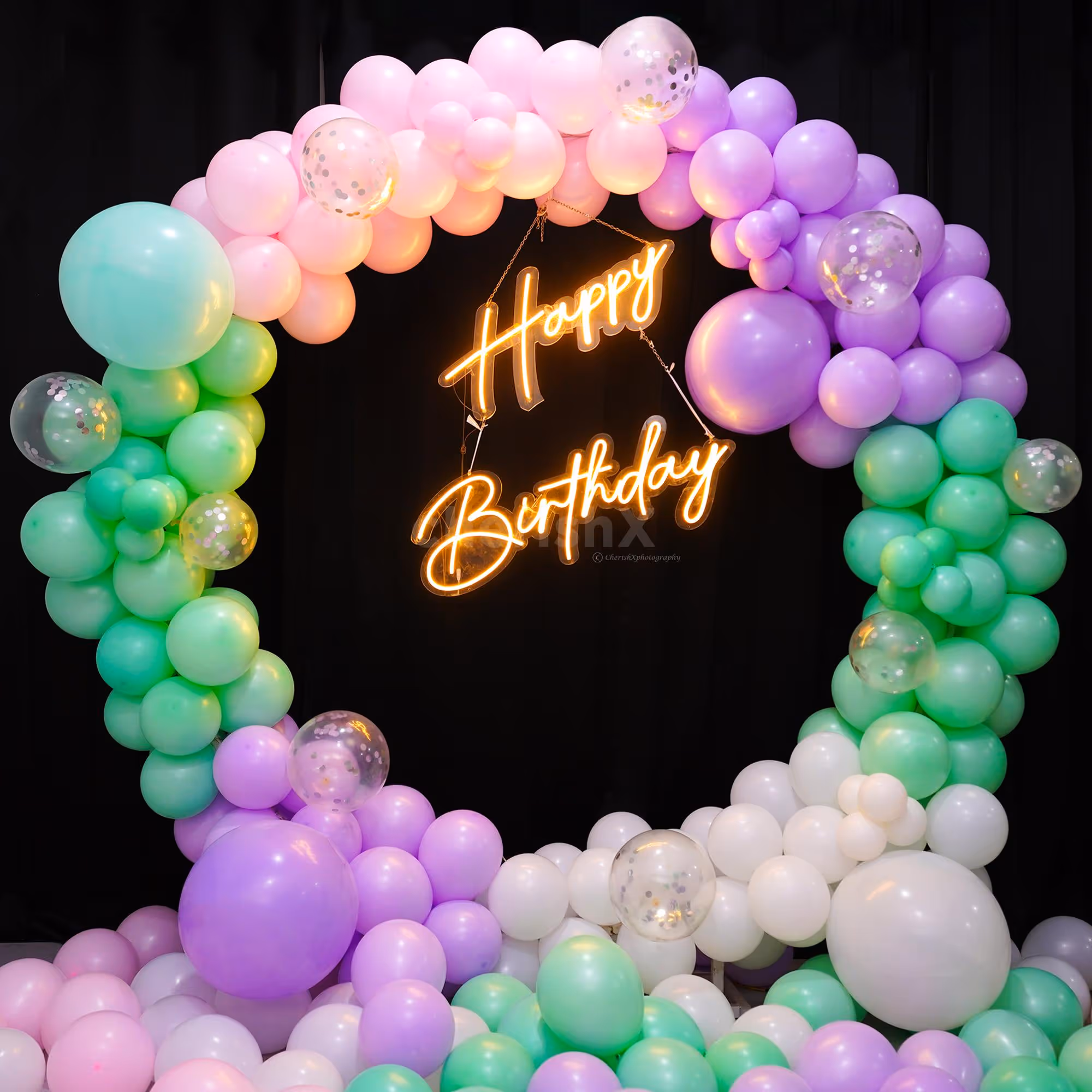 A Whimsical Pastel garden Ring birthday Decor for your perfect Celebrations