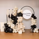 A cozy declaration with an elegant monochrome color scheme