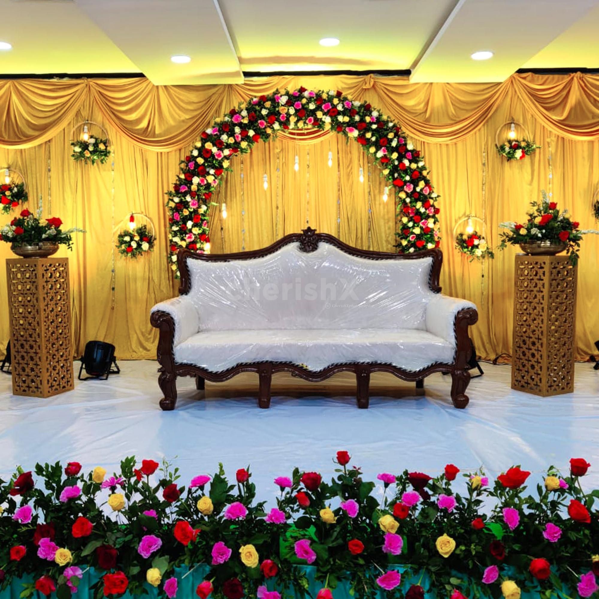 Immerse yourself in enchantment with our carefully crafted engagement decorations.