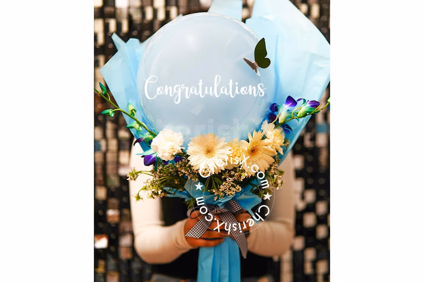 Add charm to your welcome celebrations with this remarkable bouquet