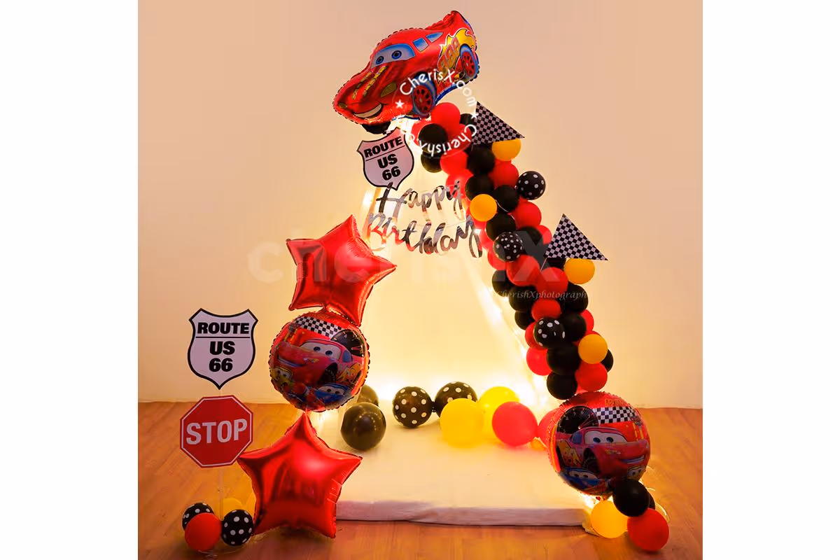 Surprise the adorable kids in your family with this Car Kids Theme Canopy!