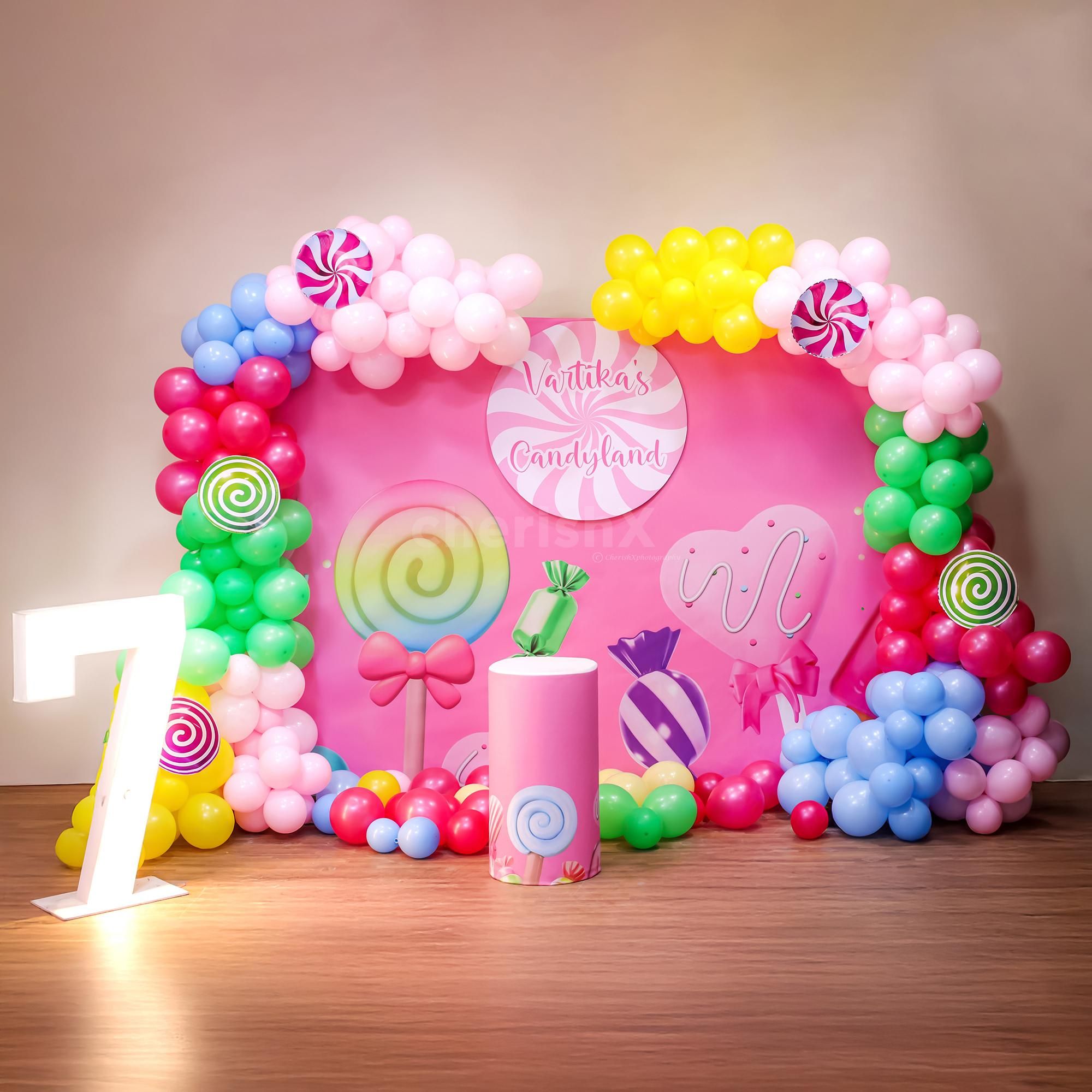 Celebrate Birthday Joy With Colourful Candy Decor