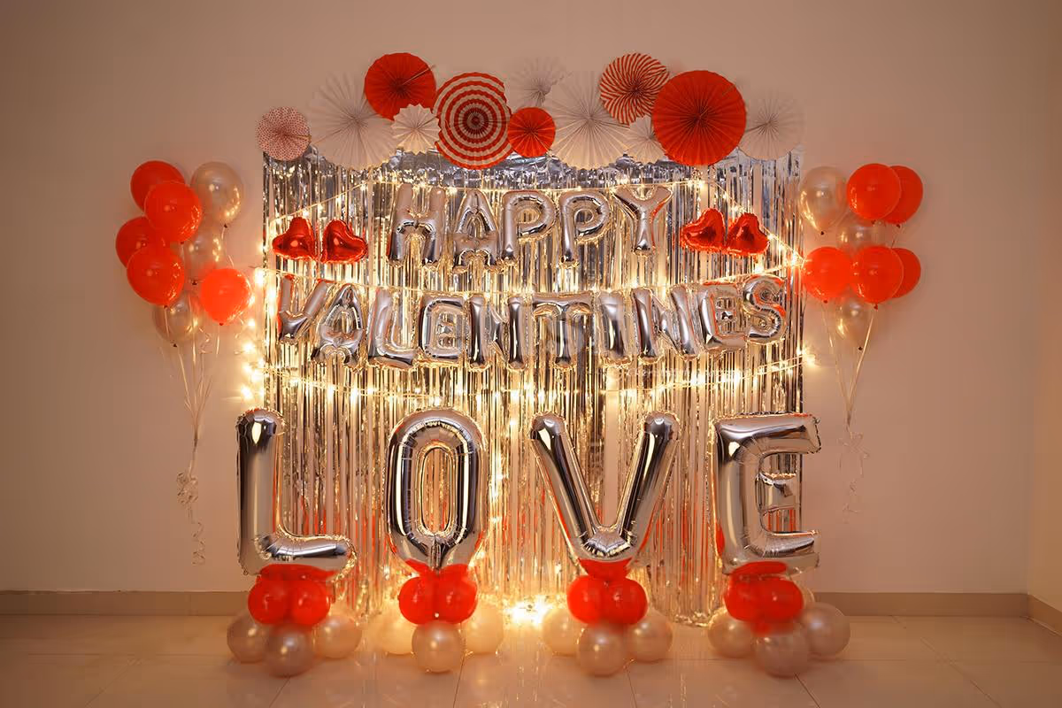 Make your Valentine's Date Unforgettable with CherishX's Happy Valentine's Love Decor!