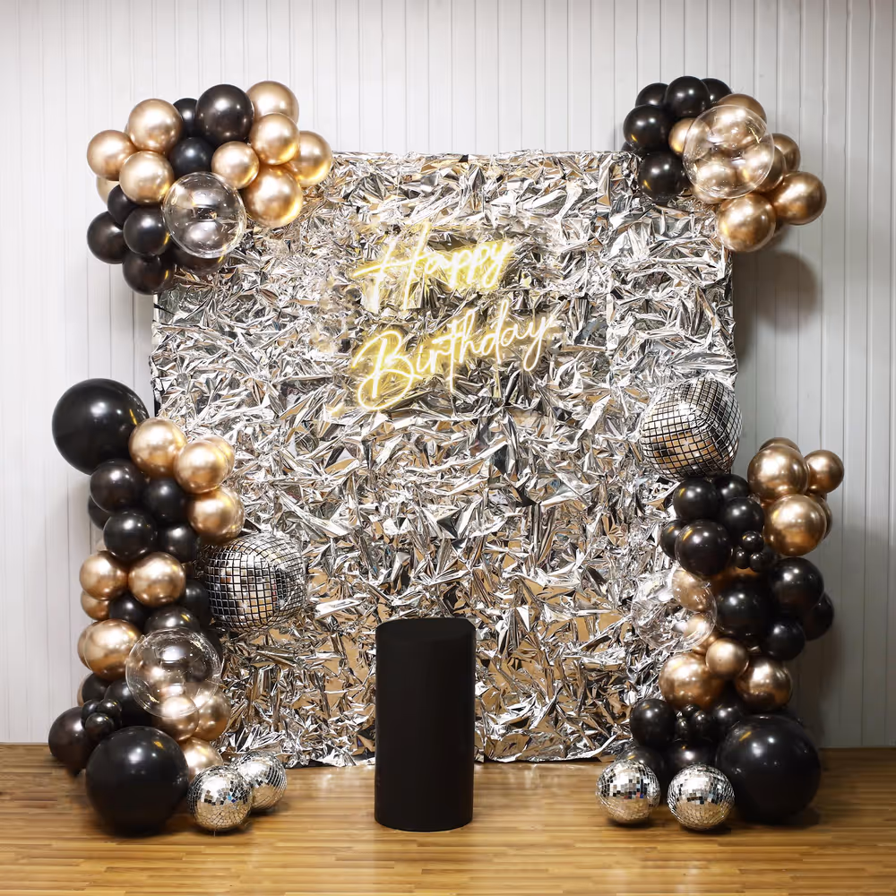 Chic and stylish birthday decoration