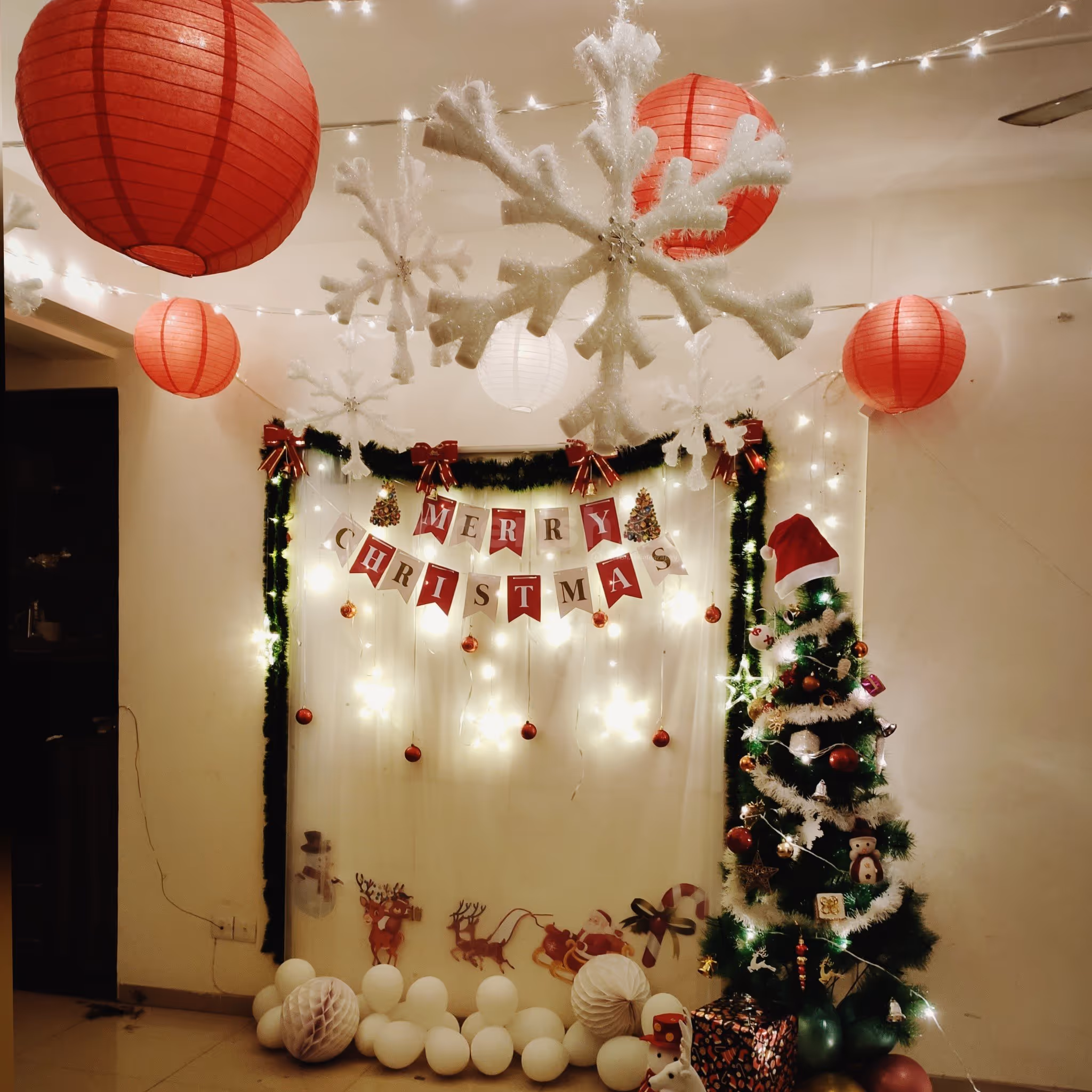 Christmas Decorations at Home (Gold Pack) - Delhi, Gurgaon, NCR