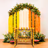 Pan strings and leaves bouquets ensure every auspicious colour is present at the ceremony