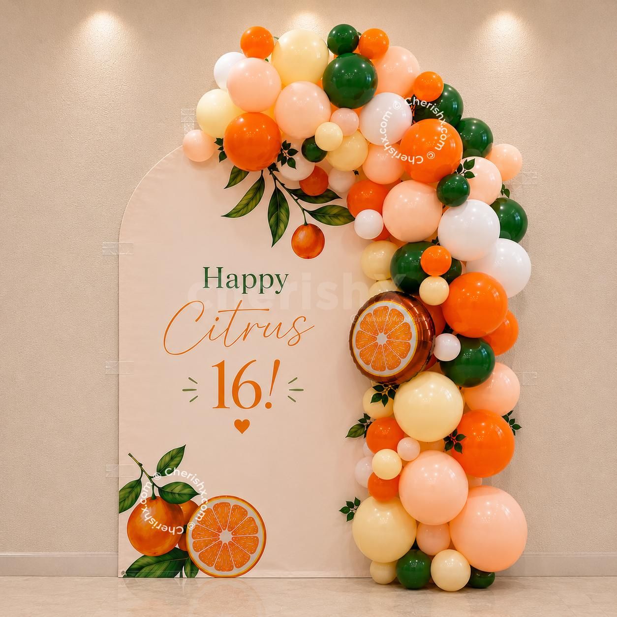 Citrusy Birthday Decor
