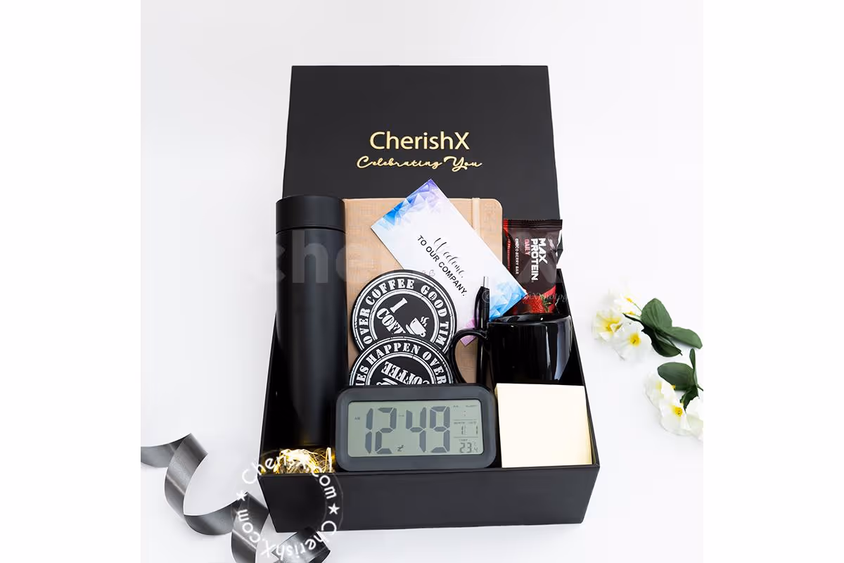 Gift your employees a filled Corporate Hamper.