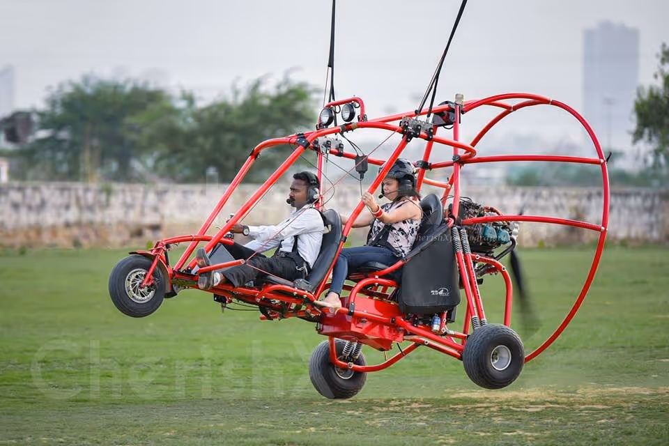 Paramotoring Activity in Gurgaon, CherishX