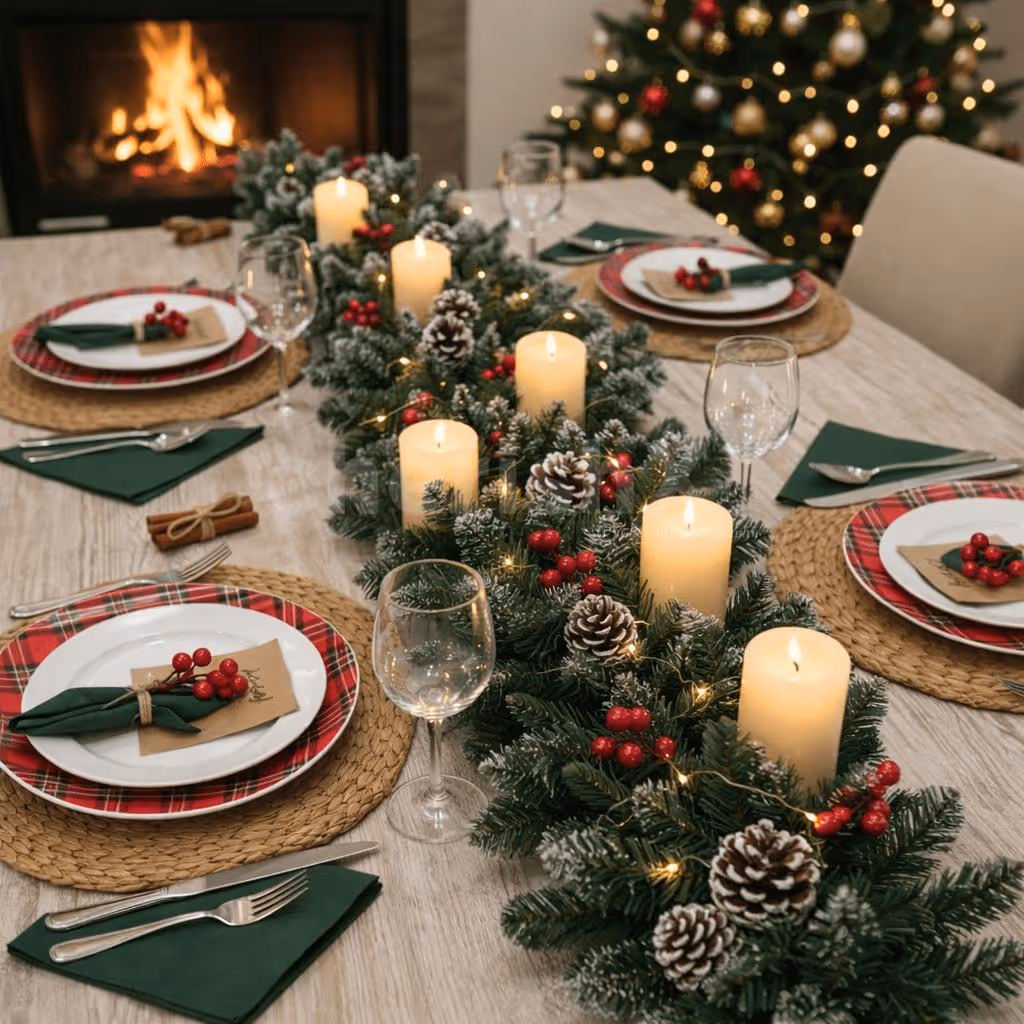 Dining Table Christmas Decoration DIY Kit