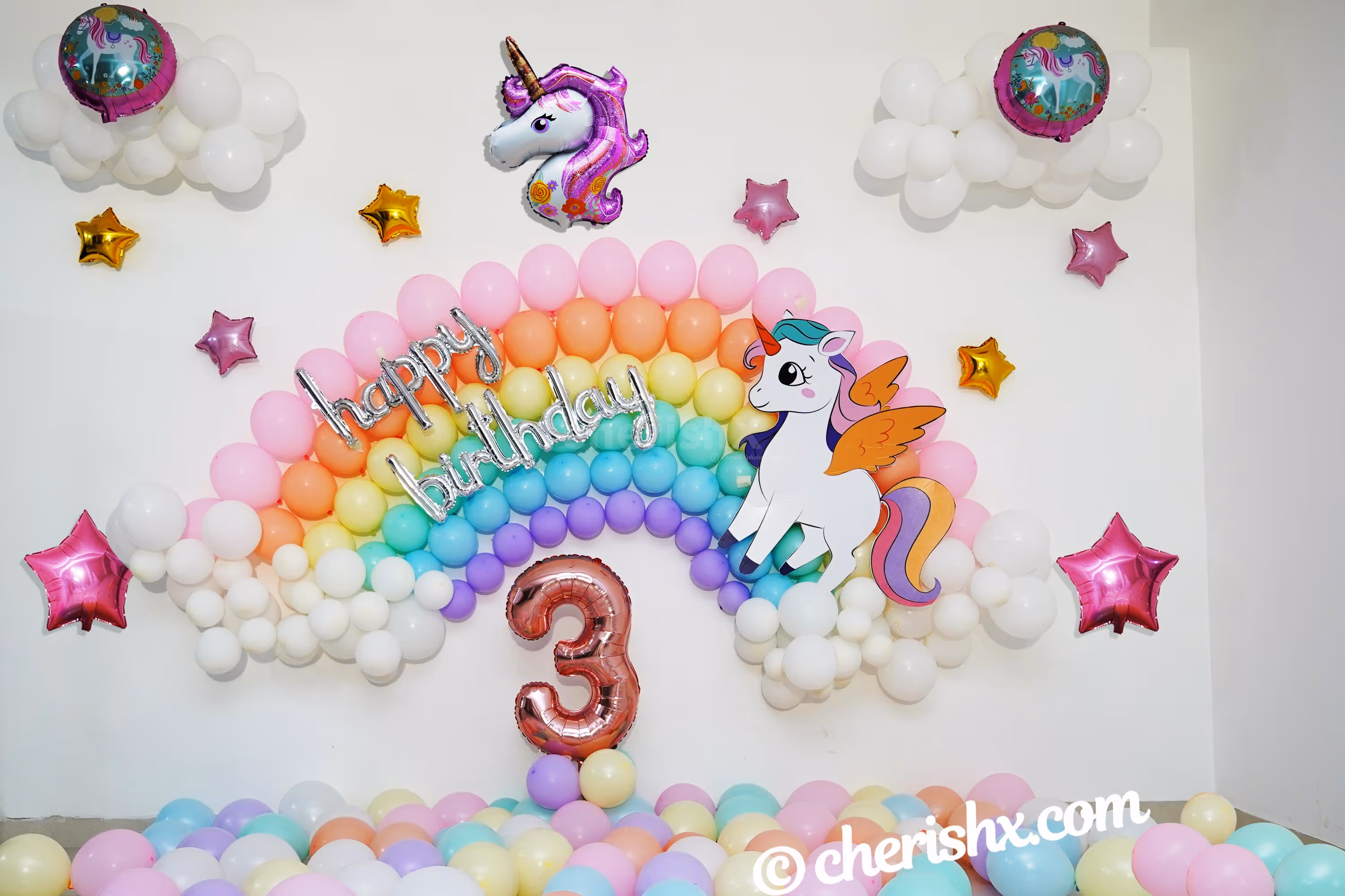 Make your child's birthday amazing with CherishX's Unicorn Theme Decor