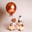 Baby shower hampers with the intent to celebrate love and new starts.