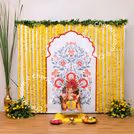 Simple yet elegant daisy flower bunches on the floor bring positivity and spirituality