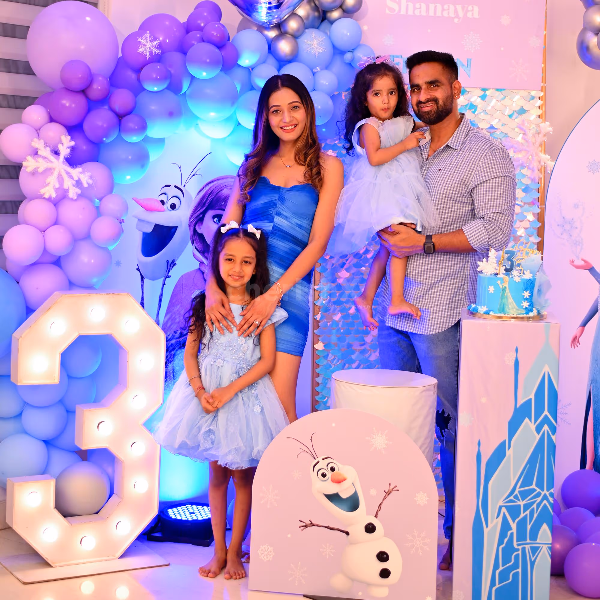 Frozen Theme Kids Birthday Decoration