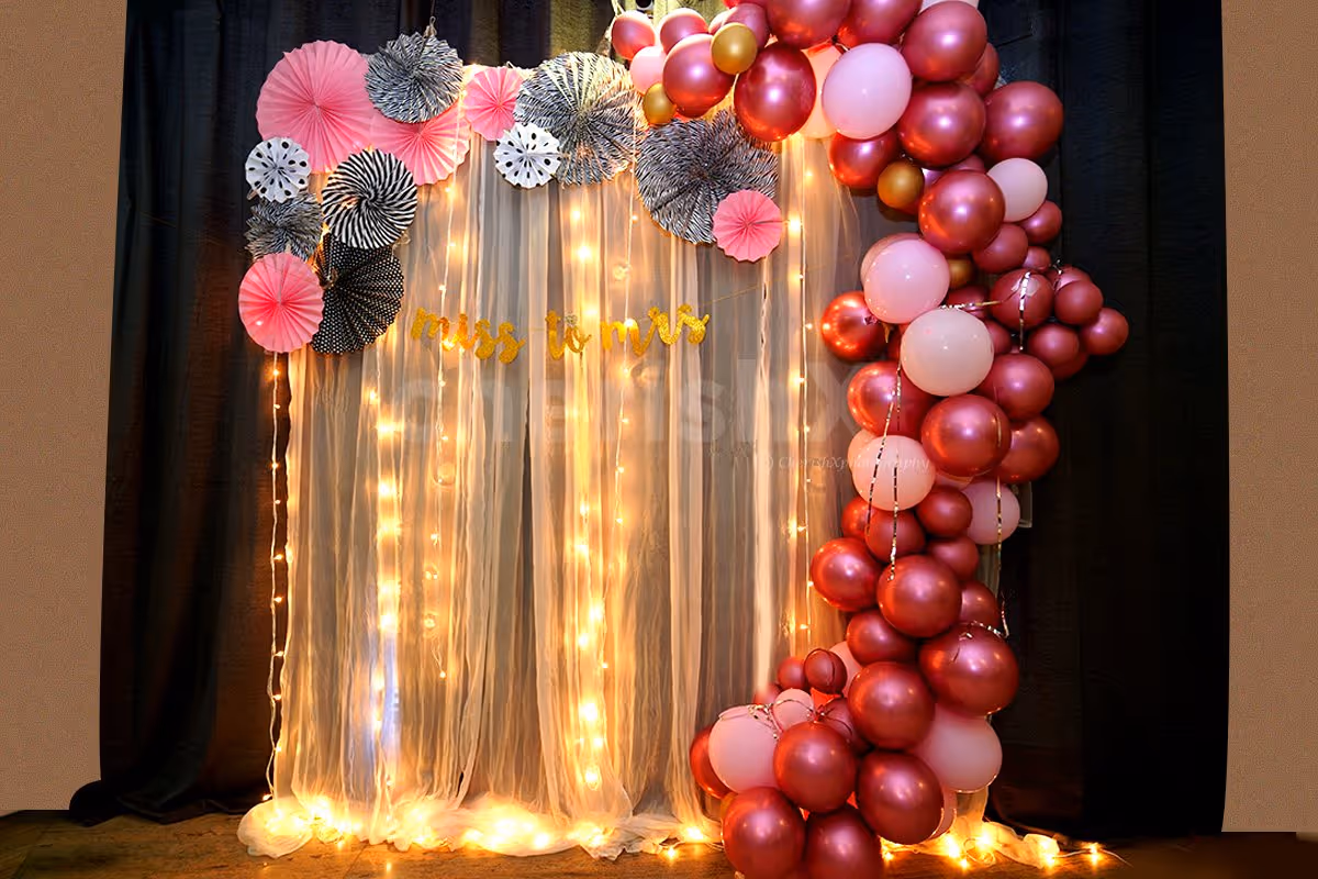 A Glorious Balloon Room Decoration for Bridal Shower