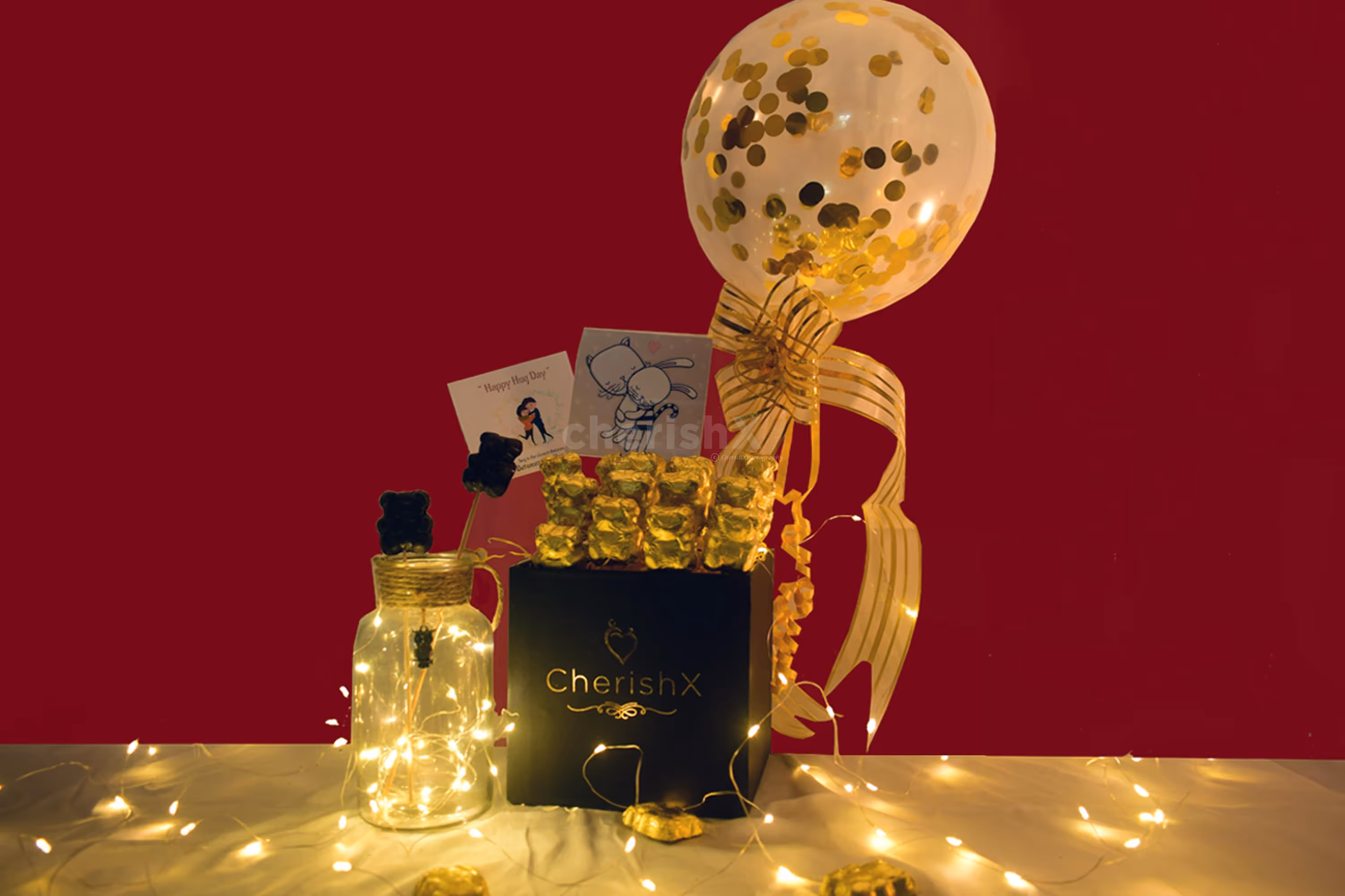 Send hugs through CherishX's Hug Day Bucket!