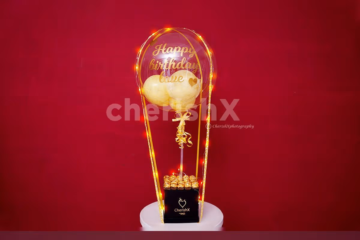 The Golden Love Bubble box