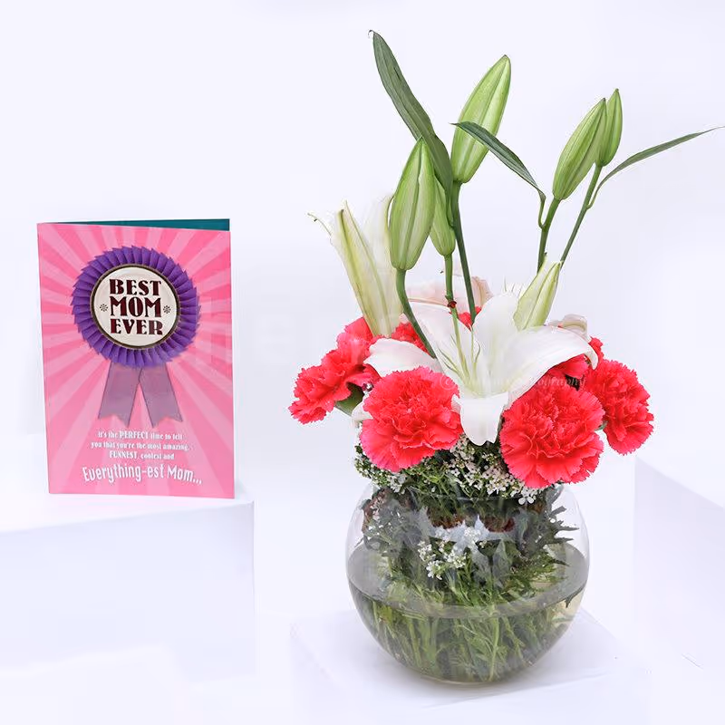Greeting Card Lily Combo