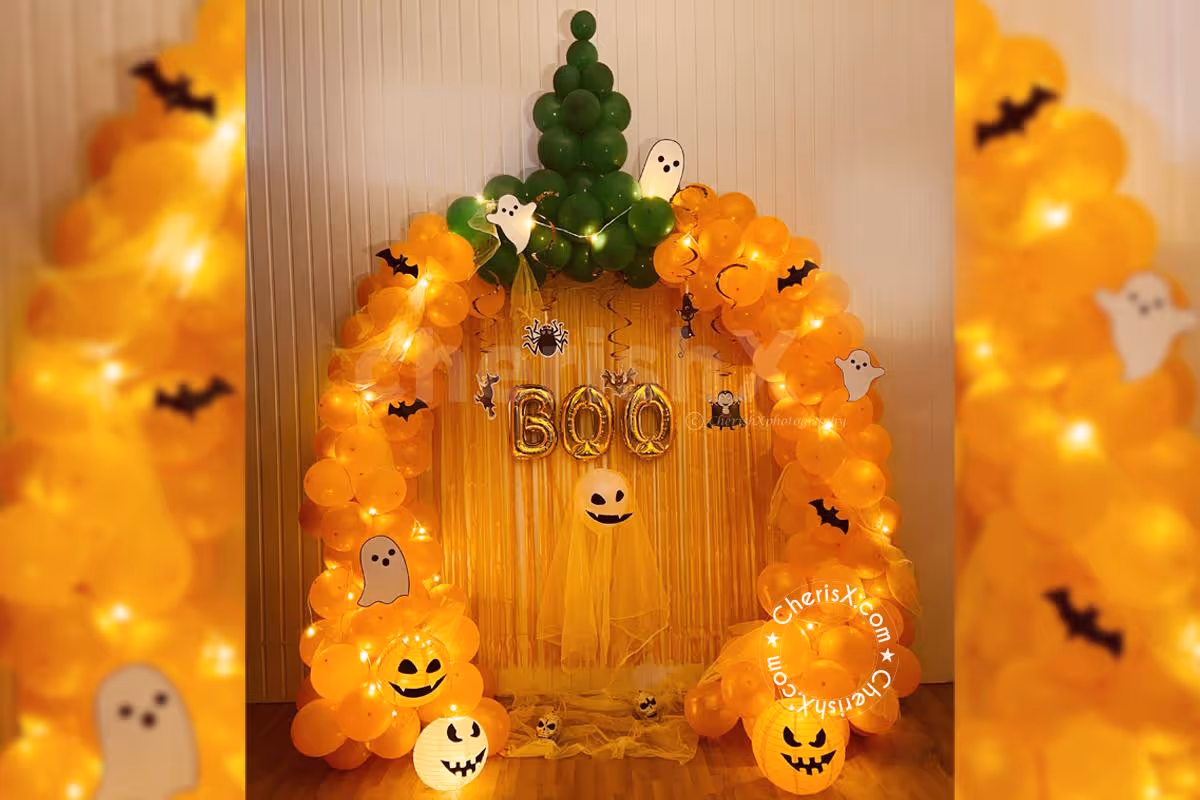 Halloween Pumpkin Theme Decor