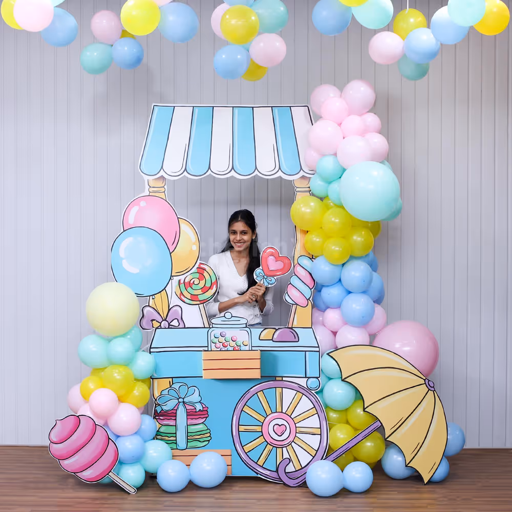 Summer Ice Cream Theme Birthday Decor