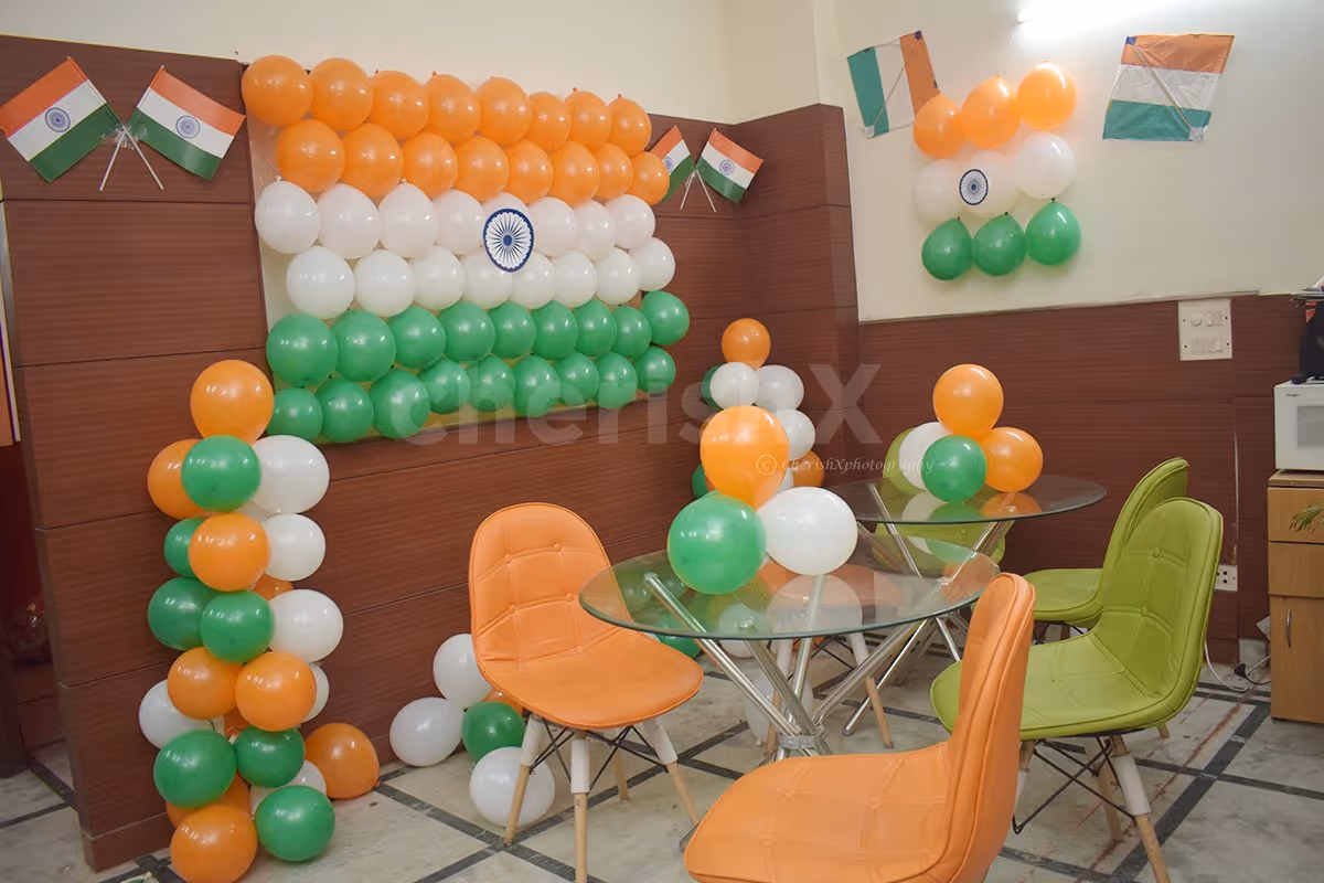 Balloon Decoration for Independence Day