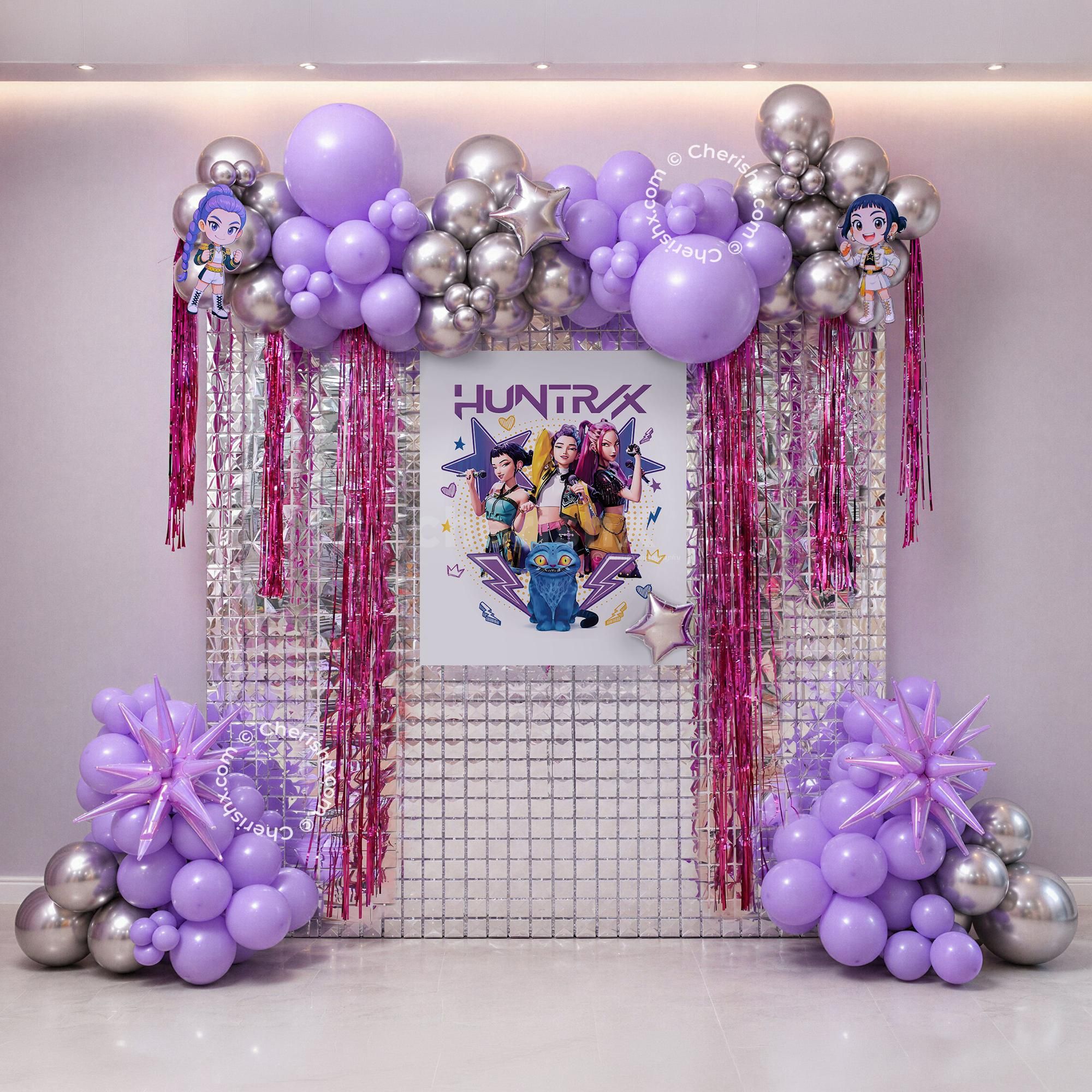 K-Pop Birthday Theme Wall Decor