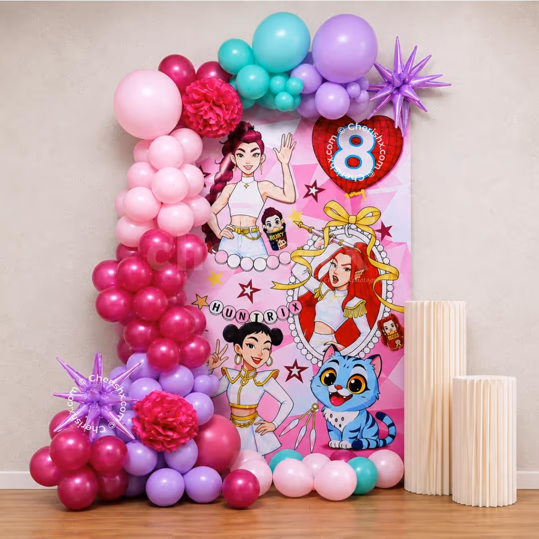Birthday Bash Themed K-Pop Demon & Hunters