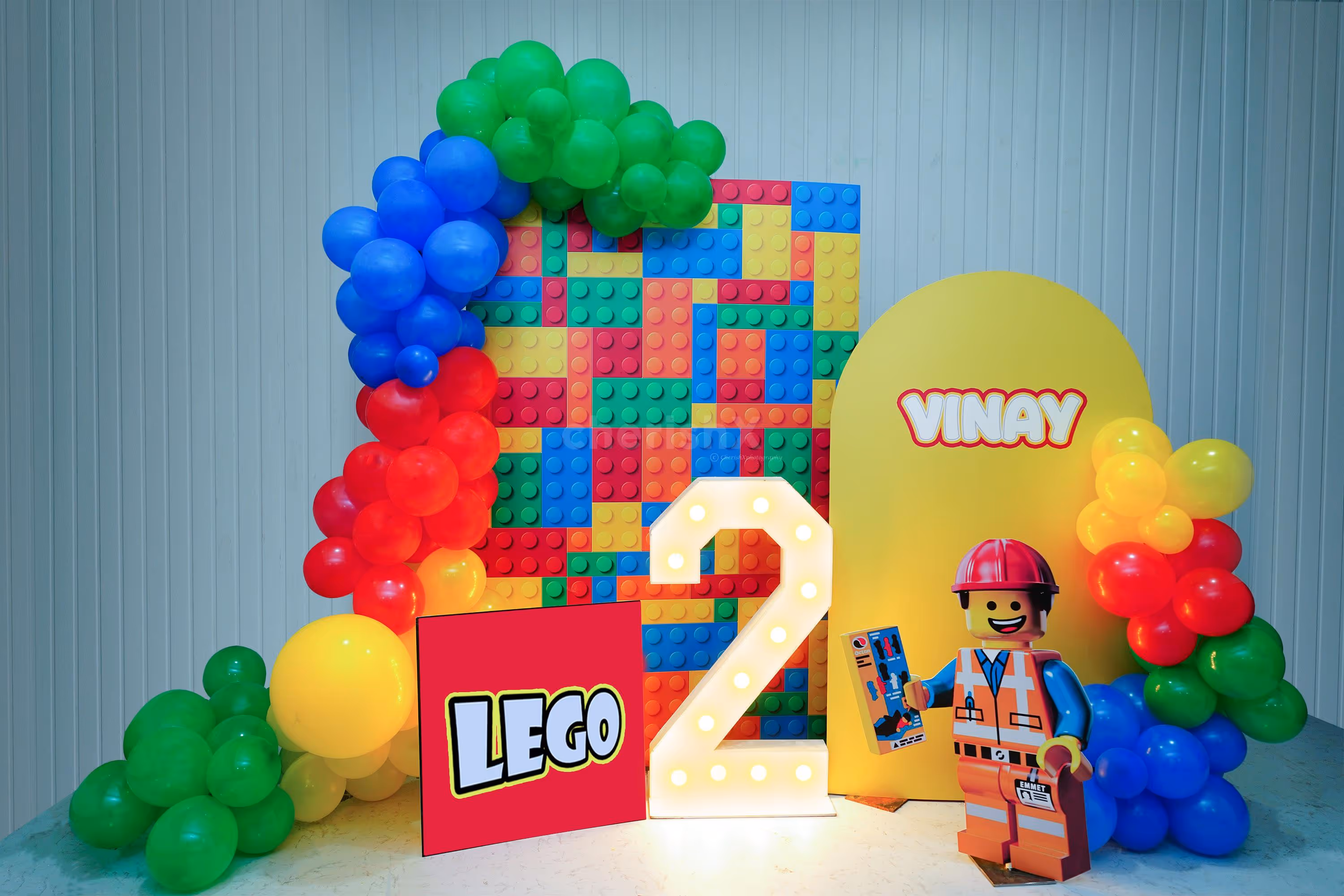 Our Lego Block decor adds fun and memories of a lifetime to any Birthday Party!