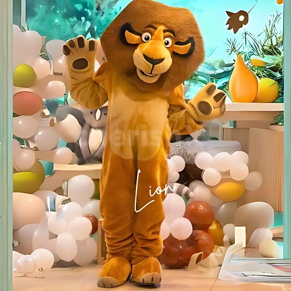 A majestic live Lion character bringing fun and adventure to the celebration