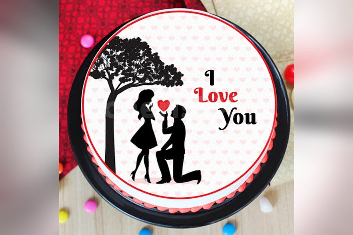 Love photo cake