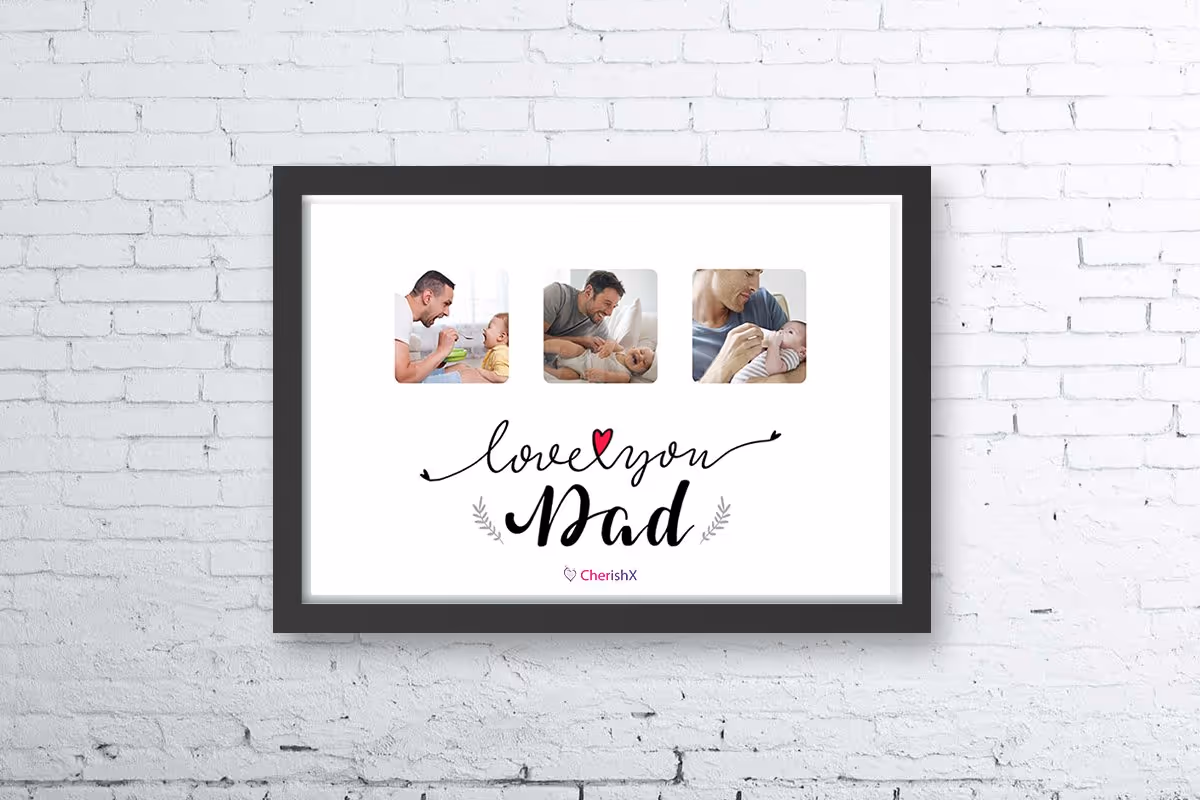 Love You Dad Photo Frame 
