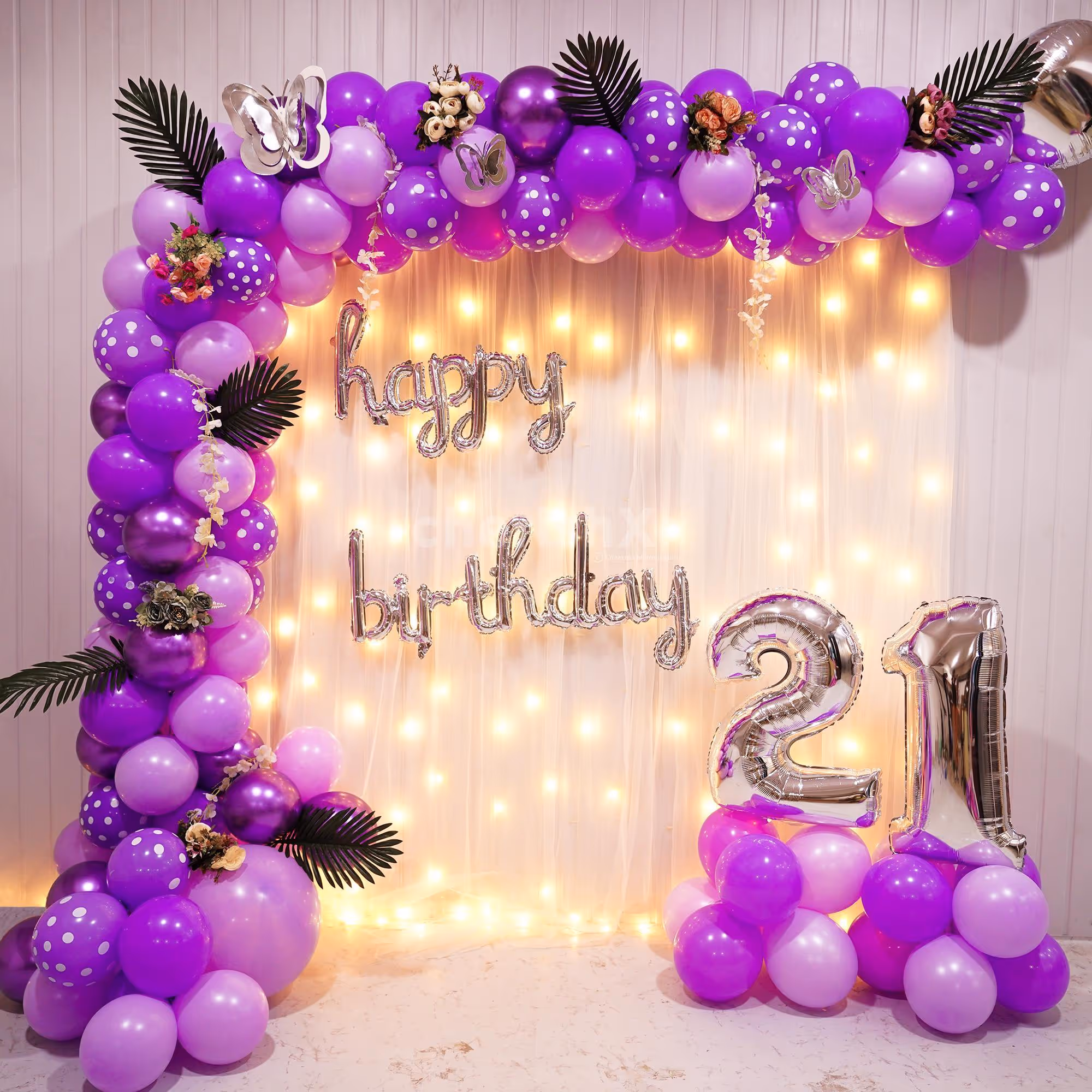 A majestic purple extravaganza to embrace regal elegance.