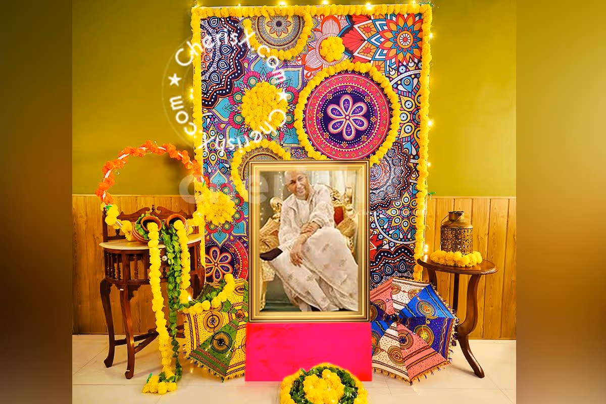 Mandala Backdrop Guru Ji Decoration