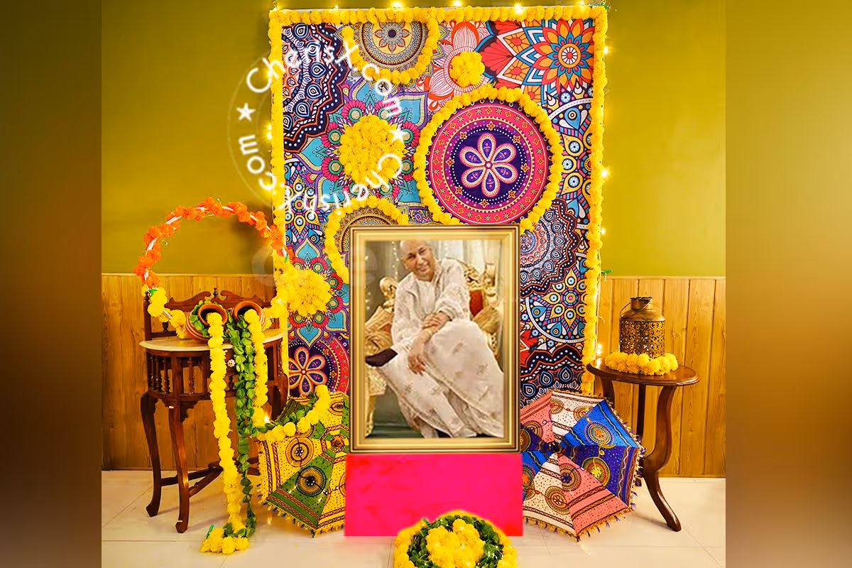 Mandala Backdrop Guru Ji Decoration