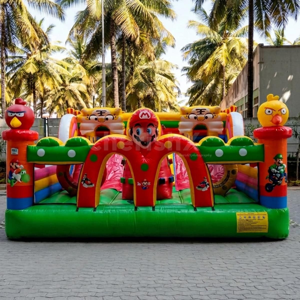 Mario Inflatable Structure Create A Vibrant Mario-Themed Playzone with an Inflatable Structure in ...