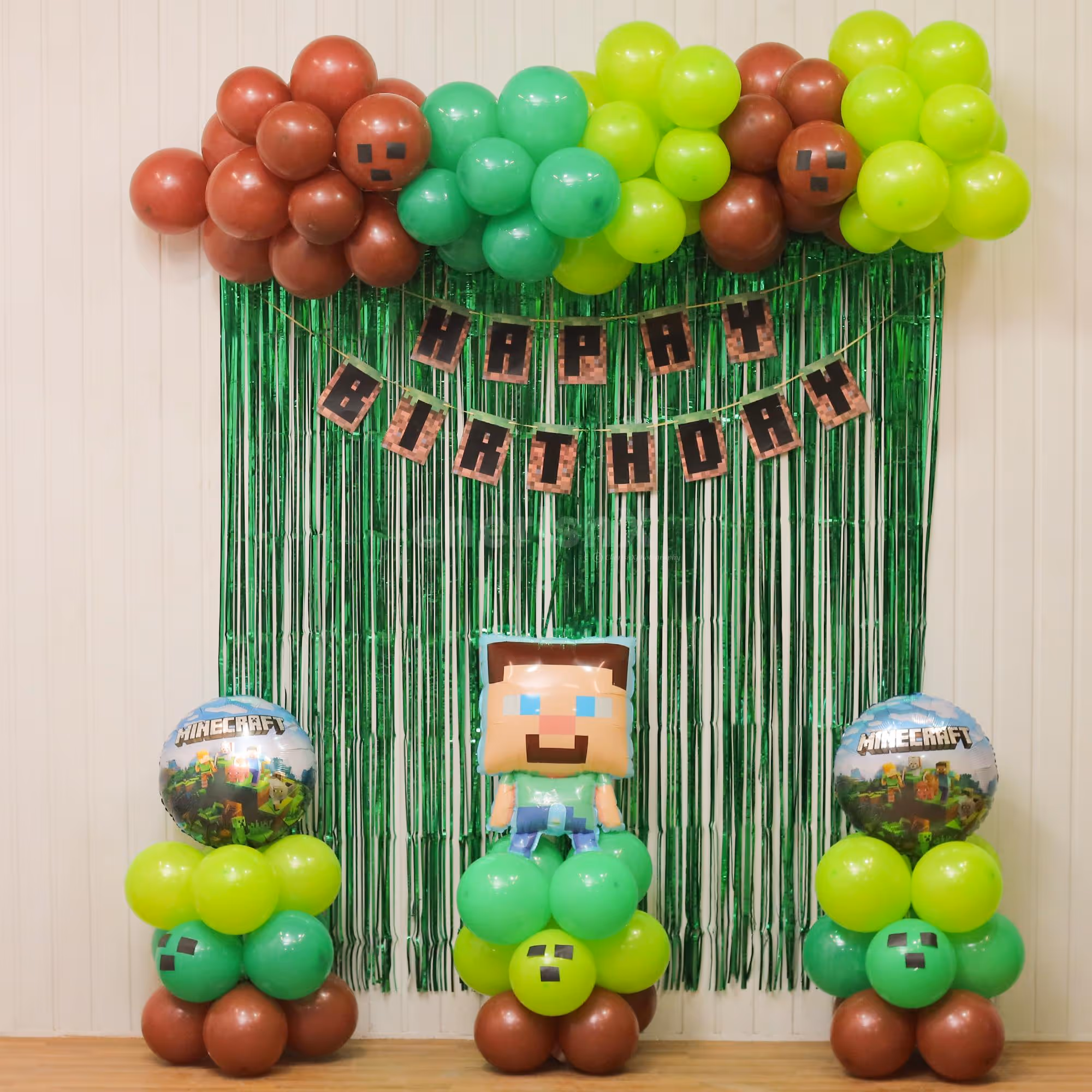 Green Frill Curtains For Decoration