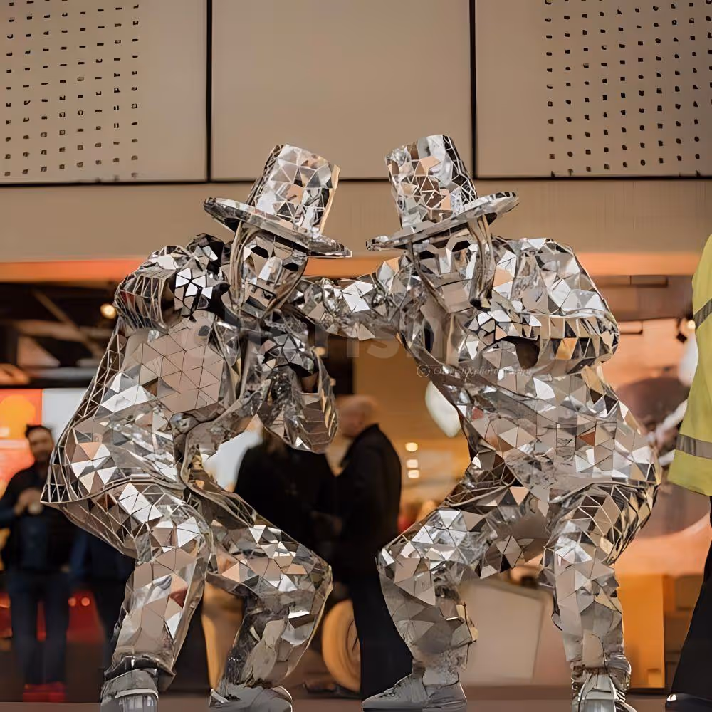 Reflective wonder: The Mirror Man adds magic to your party