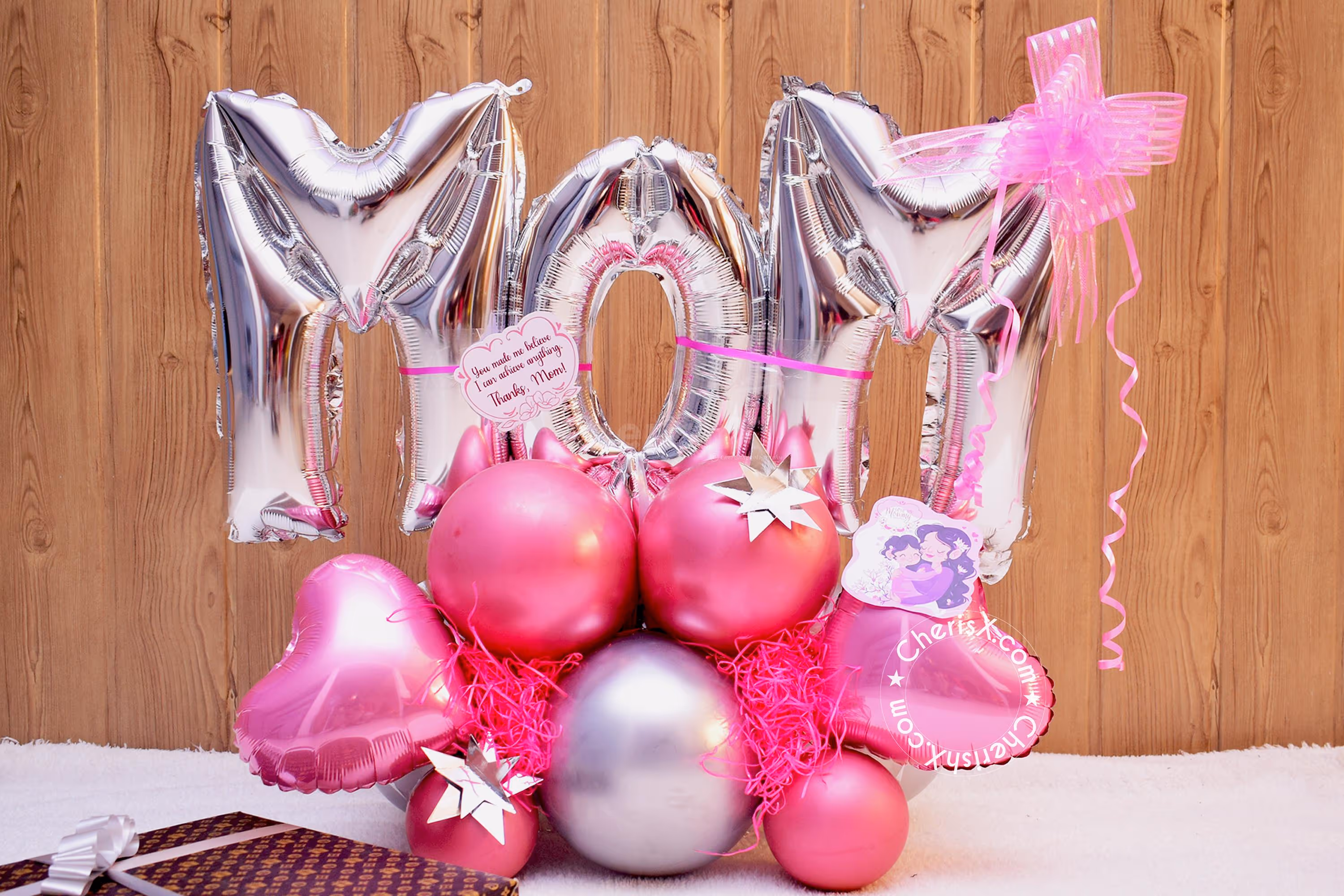 Book a surprisingly lovely Mother's Day Gift Idea- a balloon Bouquet for your mother!