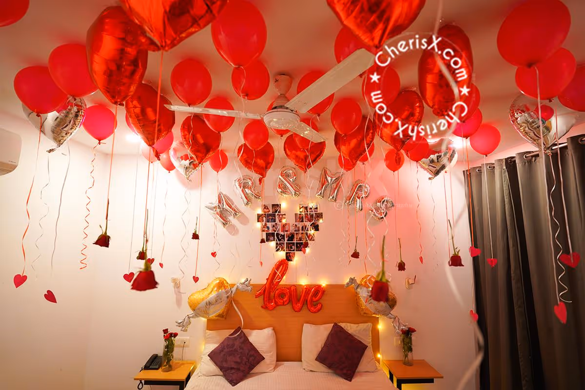 Add extra happiness quotient to your wedding night with our exclusive décor package