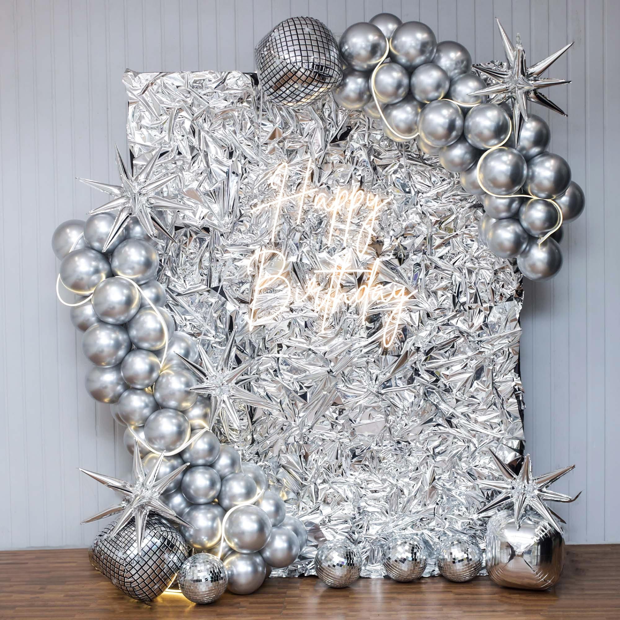Shimmering Neon Birthday Bash Decor