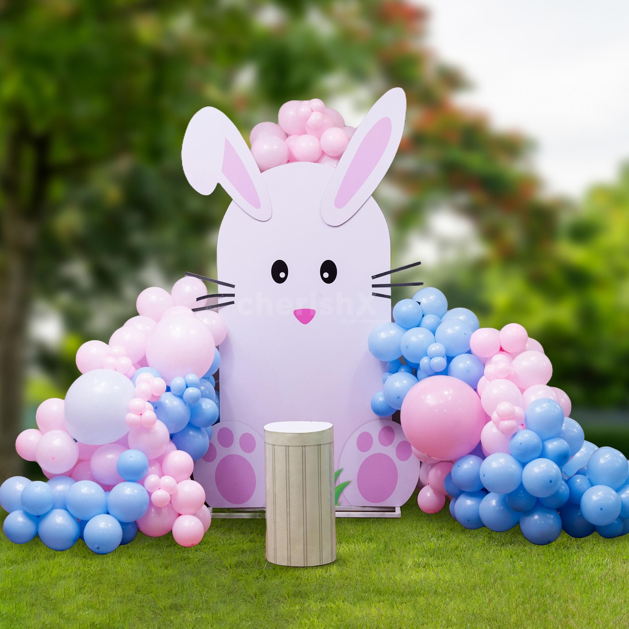 Pastel Bunny Birthday Decor